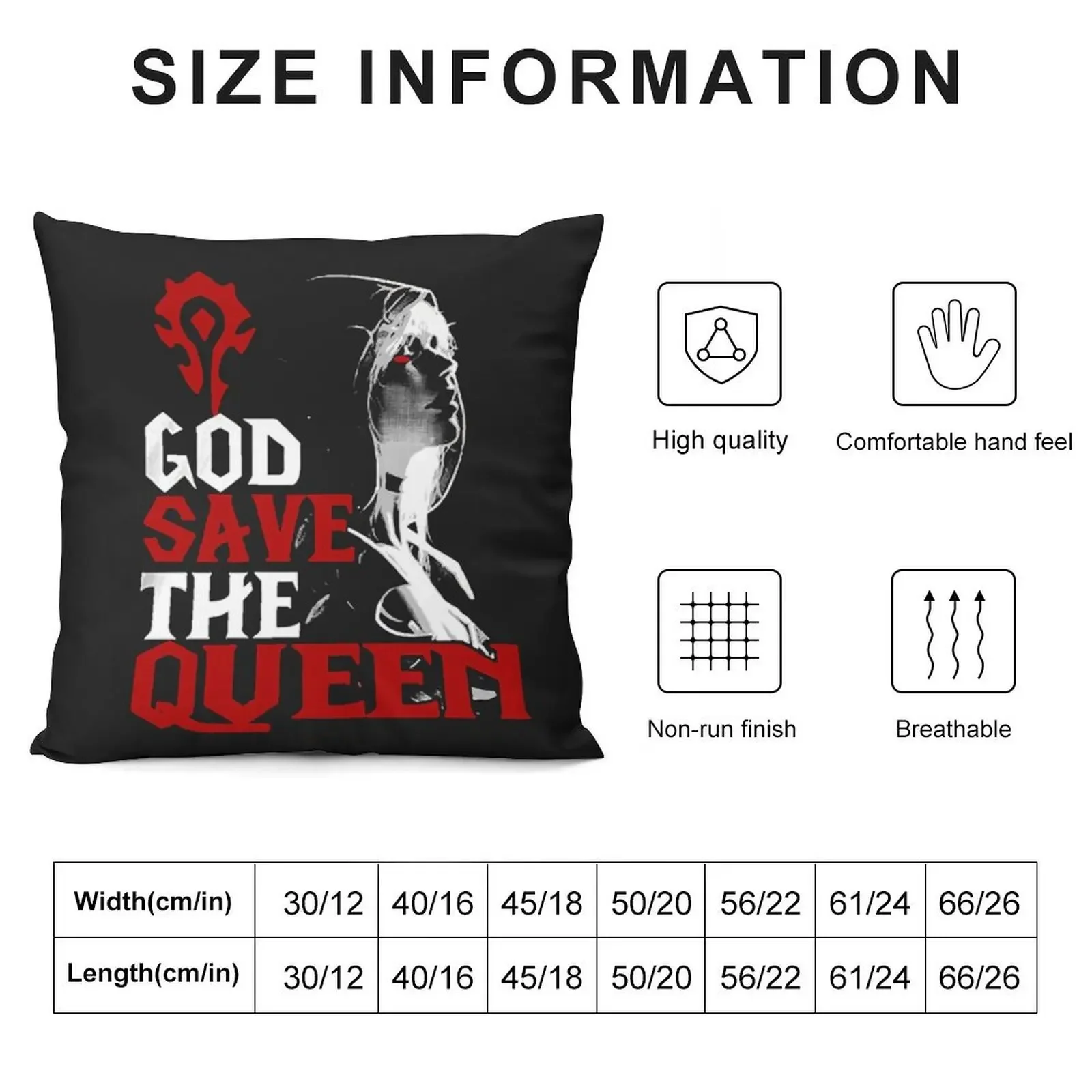 queen-t-shirt-sylvanas-windrunner-Medium-Teevkd Throw Pillow Pillowcases Bed Cushions Decorative Cushions Couch Cushions pillow