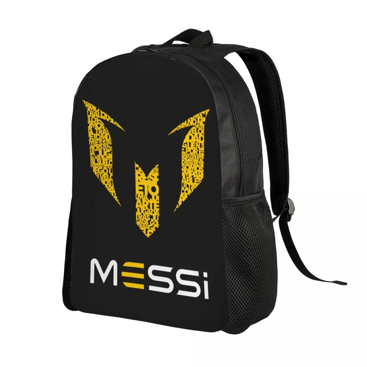 Messis Soccer Backpacks for Men Women Waterproof College School Bag Print Bookbags