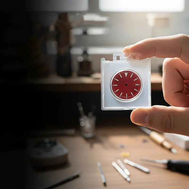 1/3/5pcs Watch Dial Storage Box Transparent Dust Proof Secure Snap Closure For Watch Repair DIY Hobbyists