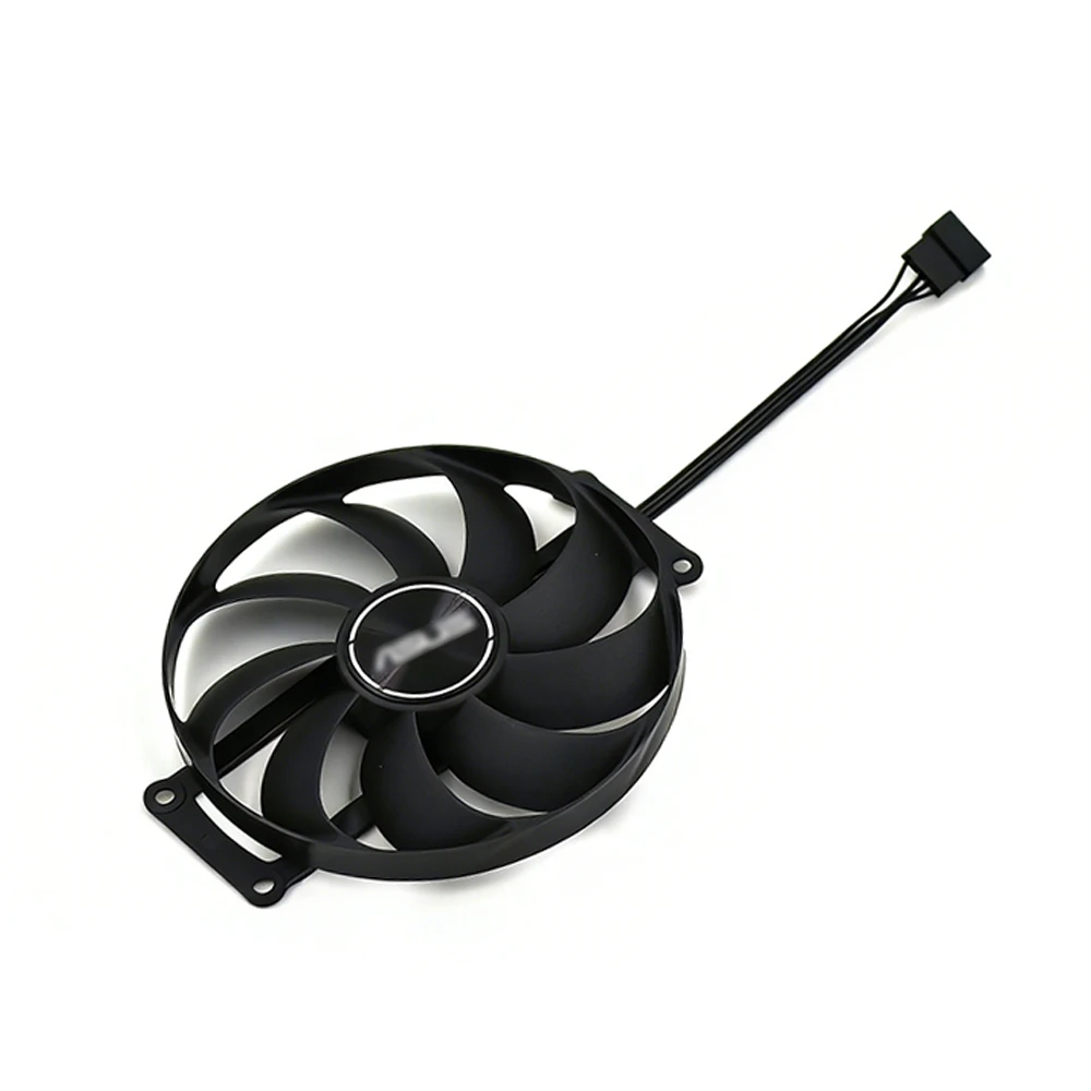 F ​ 또는 ASUS DUAL RX 7600 O8G V2 PLA09215B12H CF9010U12D T129215BU 5핀 RX7600 그래픽 카드 냉각 팬 썸네일 3