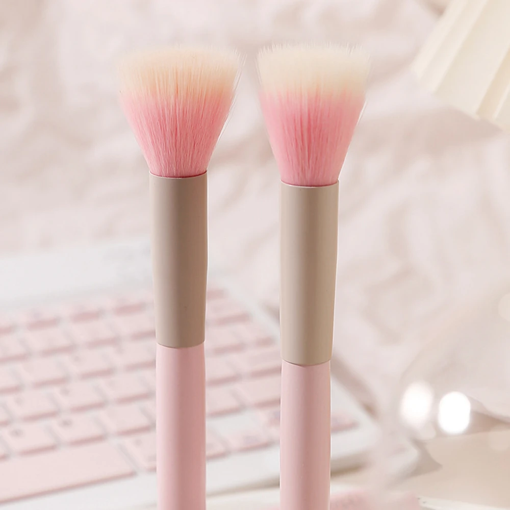 1Pc Makeup Brush Face Cheek Contour Blusher Nose Foundation Loose Power Cosmetic Make Up Brushes Tool Powder Blush Kabuki Brush