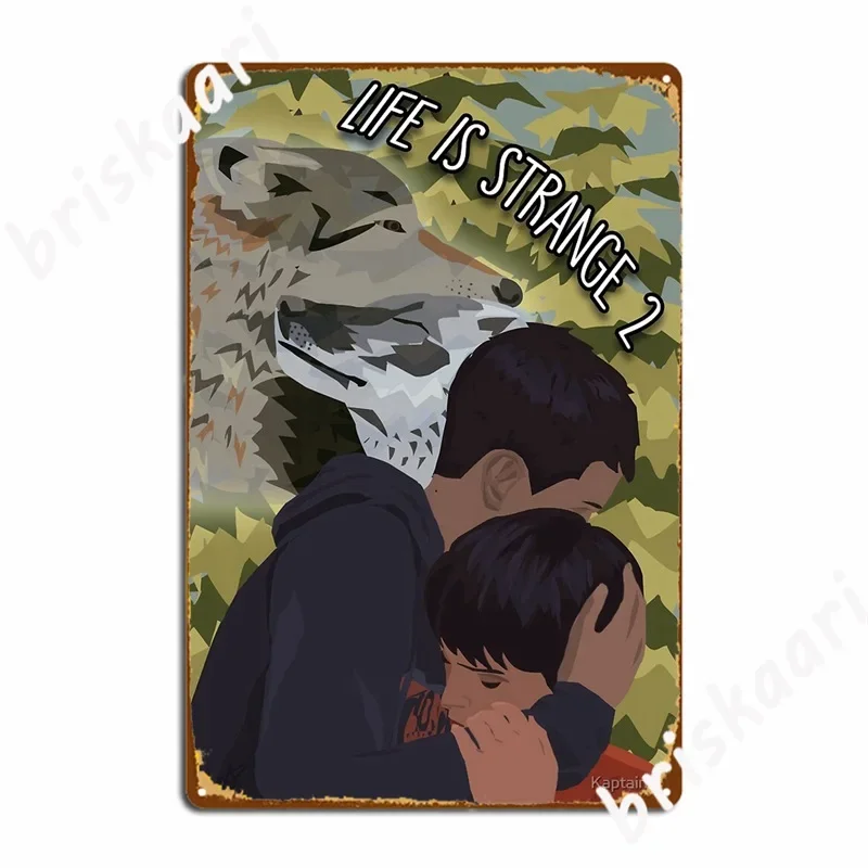 Life Is Strange 2 Wolf Brothers (Sean Daniel) Metal Signs Wall Decor Club Home Cave pub Vintage Tin sign Posters