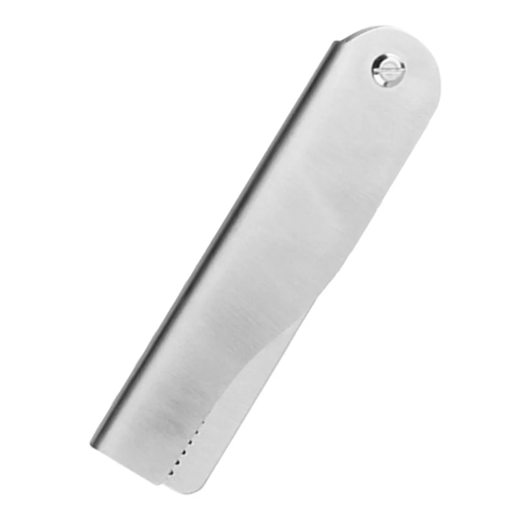 Folding Pocket Beard Comb Stainless Steel Compact Lightweight Men Grooming Tool Fine Tooth for Detangling Styling Oil Hair
