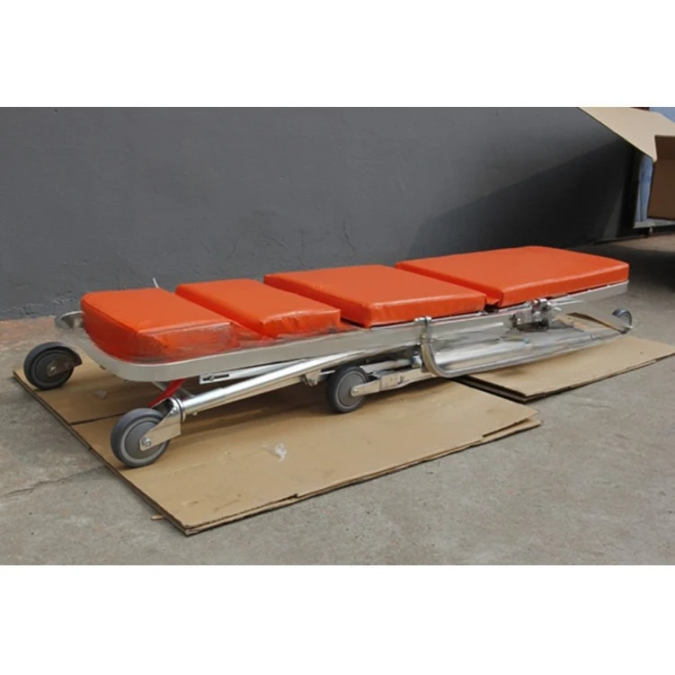 Chair stroller stretcher aluminum alloy foldable ambulance stretcher can enter the elevator multi-shift transfer patient trolley