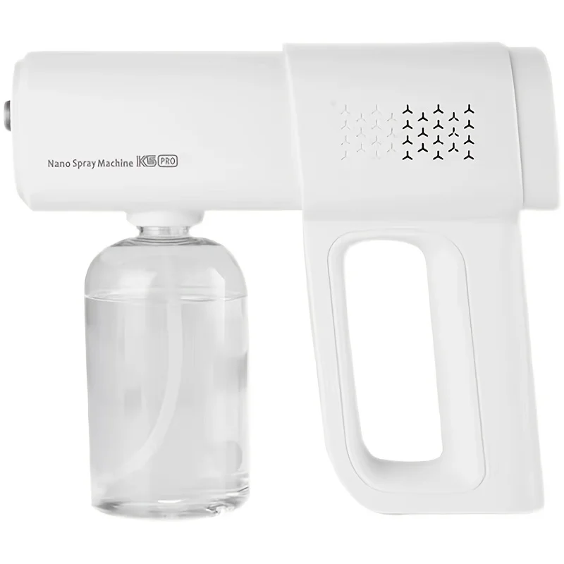 Cordless Handheld Steam Fogger Sprayer Gun -  Sanitizing Atomizer for Home, Office, Garden - Intelligent Rechargeable Sterilizer