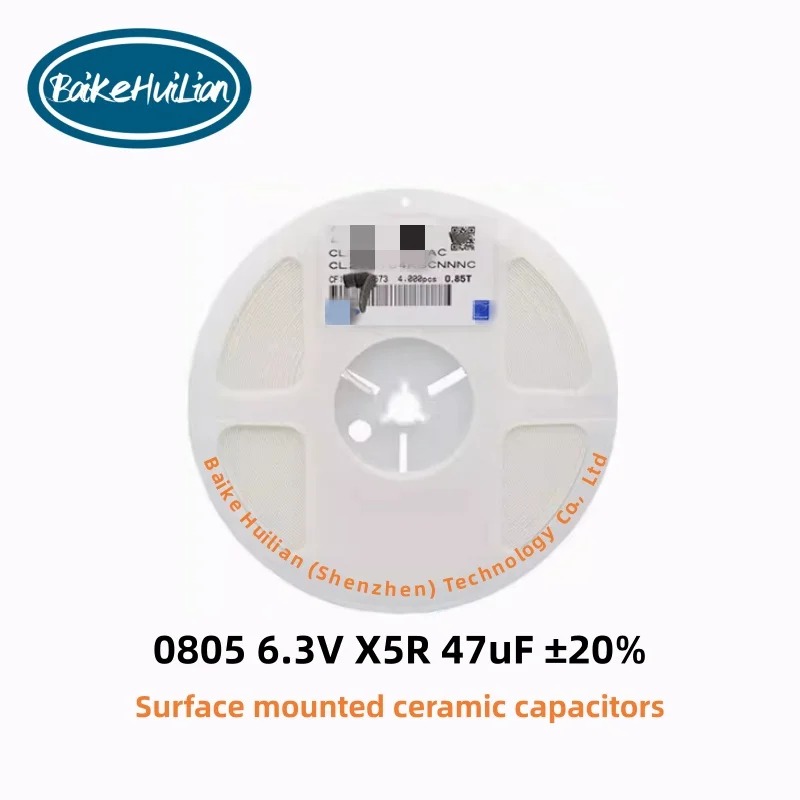 

0805 476M 6.3V X5R SMD laminated ceramic capacitor CL21A476MQYNNNE 47000nF 47uF accuracy 20%