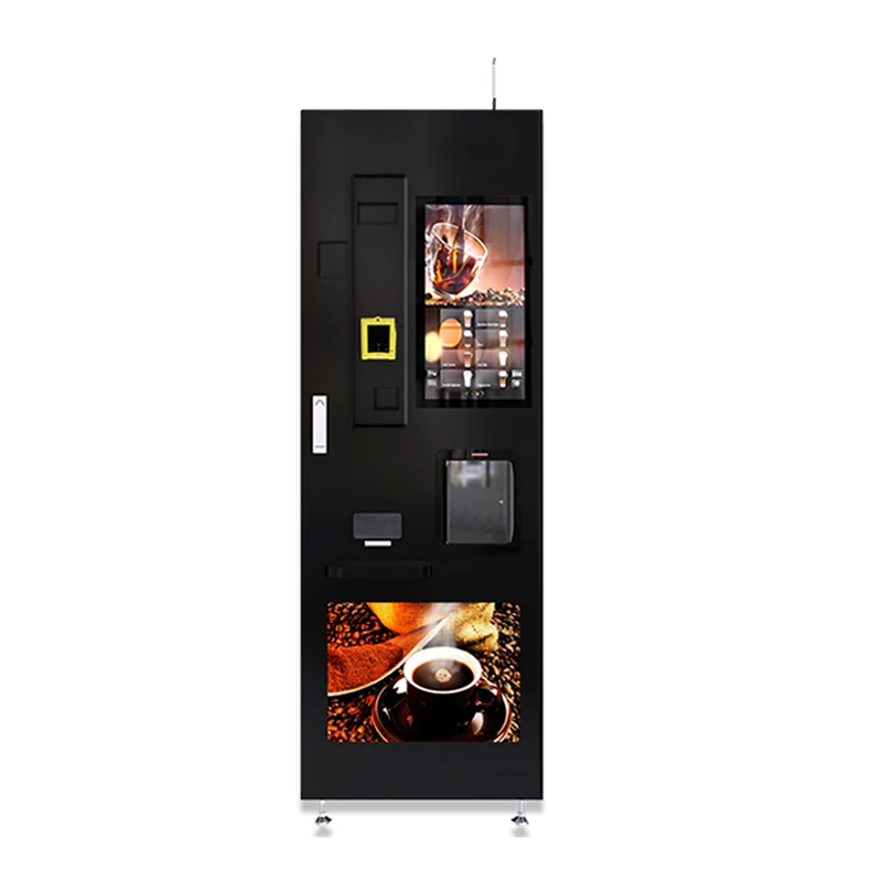 LE Coffee Vending Machine  Water Chiller  Cash&Coin payment system