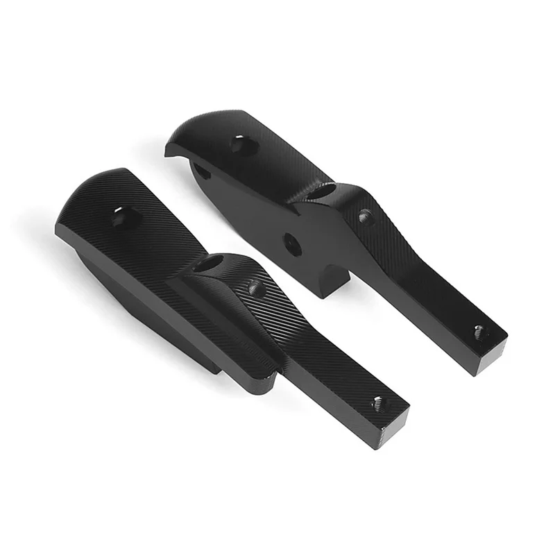 AEA7-Motorcycle Accessories Footrests Foot Rests Pegs Rear Pedal For VESPA GTS300 GTS250 GT60 GTS GTV 125 200 250 300(Black)