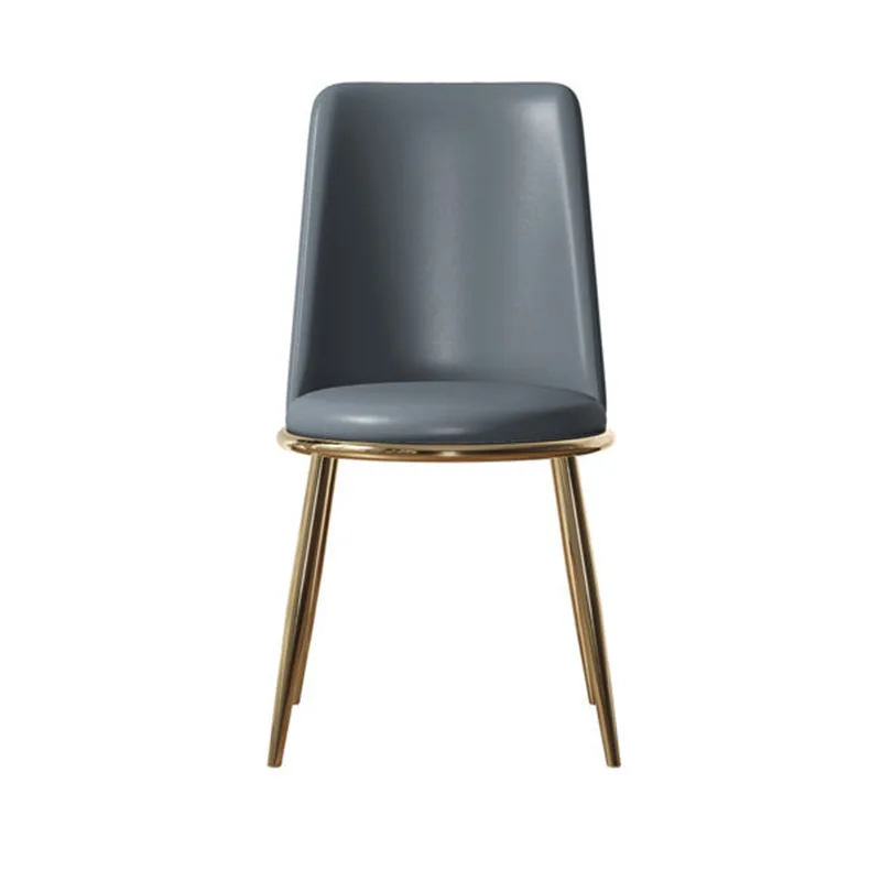 Hotel engineering leather dining chairs, coffee shops, comfortable backrest  soft-cushioned