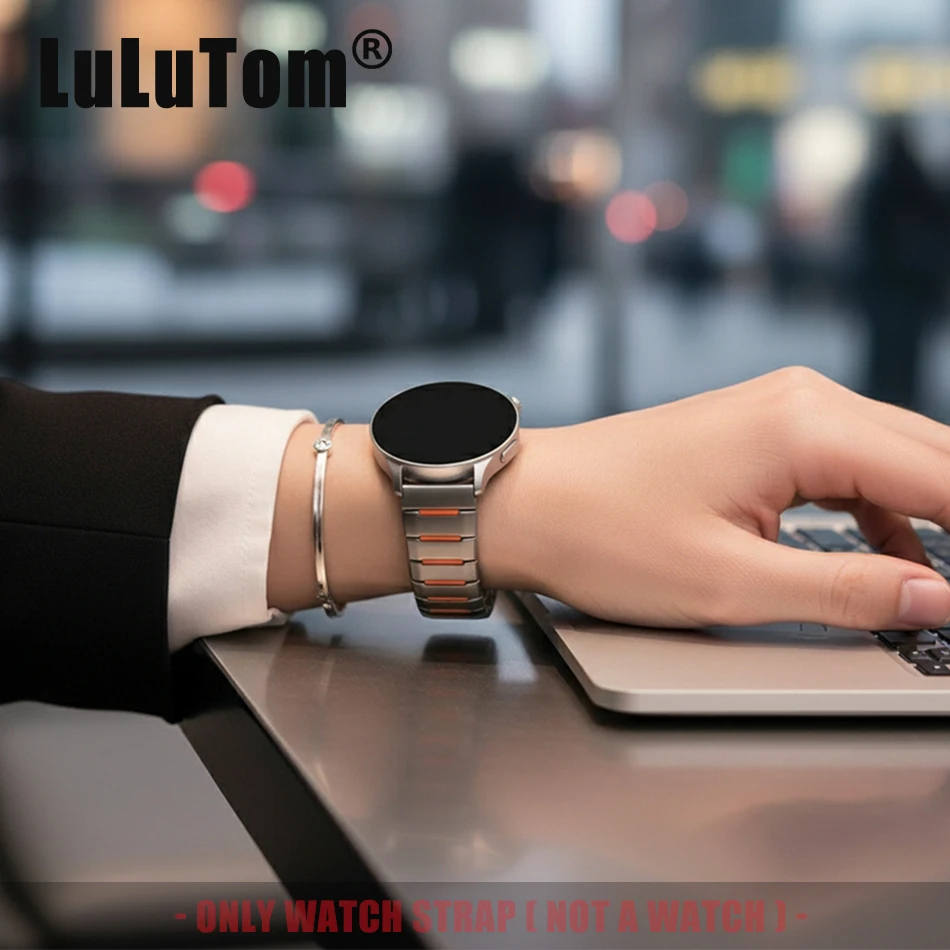 

Роскошный ремешок из нержавеющей стали для Samsung Galaxy Watch Ultra 47 мм, 8 40/44, Classic 46 мм, ремешок для Huawei GT6 5/4 Pro 22 мм