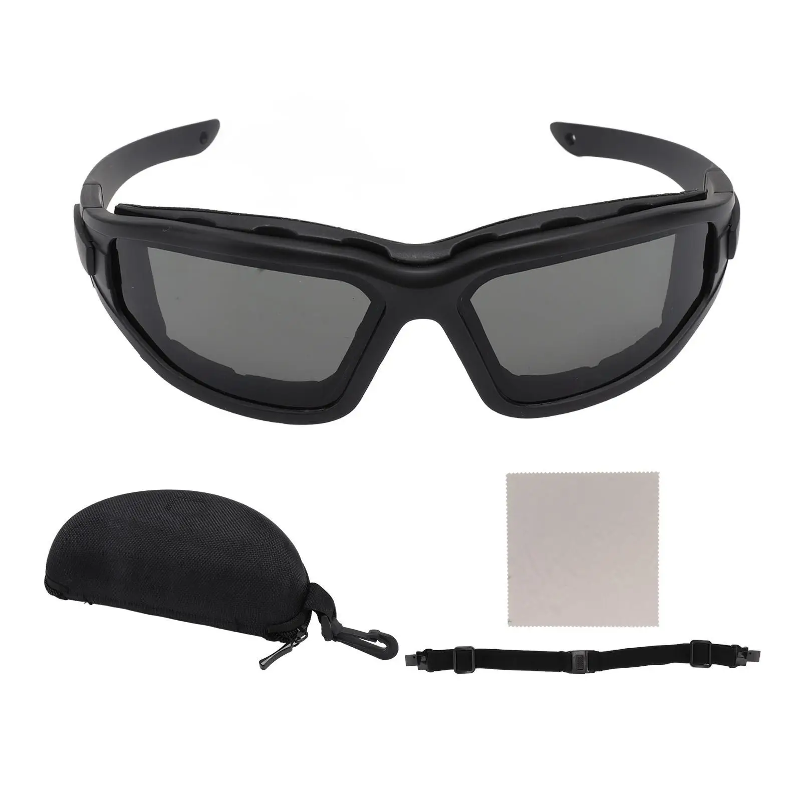 

Dual Layer Anti-Fog Goggles - Scratch Resistant, UV Protection, Impact Resistant Glasses with Detachable Strap