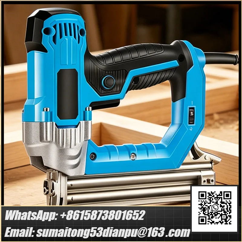 Electric Nailer Electric Straight Staple Nail Gun 220V 2300W F30/F25/F20/F15 Woodworking Tool Furniture Tacker Stapler Shooter
