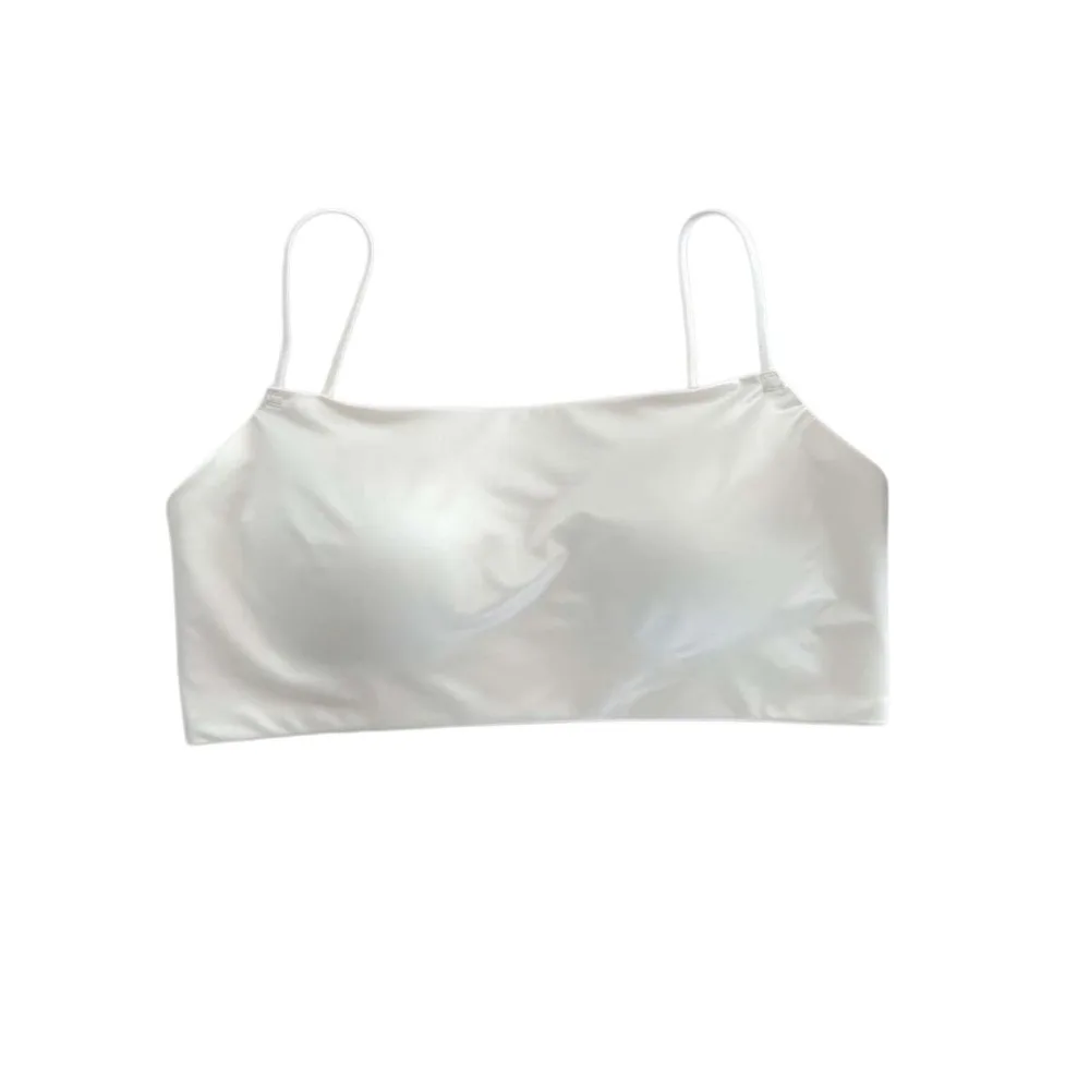 

Thin Shoulder Strap Satin Wireless Bra Boat Neck Traceless Brassiere for Women Anti-sagging Shockproof Seamless Bras Daily