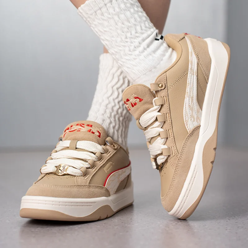 PUMA Unisex 2026 Park Suede Retro Bread Sneakers Casual Shoes 406668-01