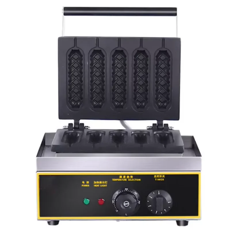 New Technology Waffle Hotdog Maker/Electric Hot Dog Making Machine /CE Certified 5pcs Hotdog Stick Waffle Maker