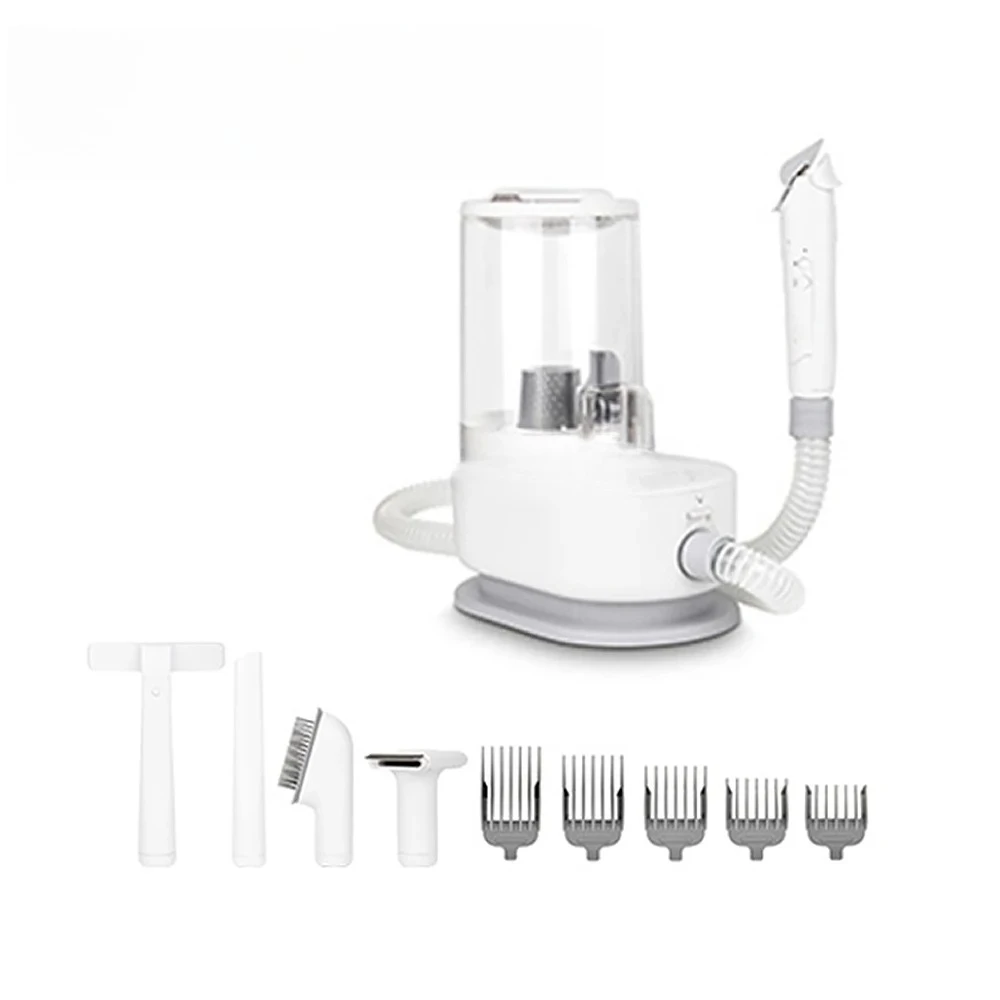 Grooming Cats, Electric Push Scissors, Shaving, Hair Suction, Vacuum Cleaning，5 in 1 Multi Functional Pet Hair Dryer for Dogs