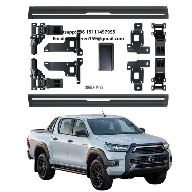 

Factory Supply Waterproof Durable Car Exterior Accessories Electric Side Step for TOYOTA HILUX 2015-2023