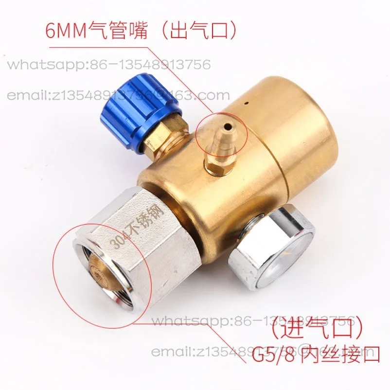 4L Welding Torch Precision Oxygen Pressure Reducing Valve Pressure Gauge Constant Pressure Valve Tool Accessories