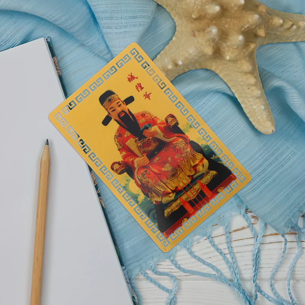 

2024 Dragon Year Tai Sui Card Taisui Protection Amulet Chinese Style Religious Auspicious Cards Fortune Car Amulet Lightweight