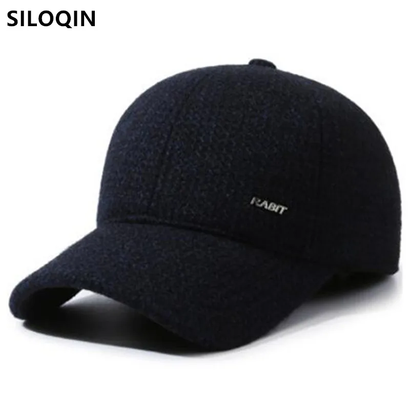 

2024 New Winter Plush Thickened Warm Baseball Caps For Men Coldproof Earmuffs Hats Golf Cap Cycling Cap Cotton Hat Free Shipping