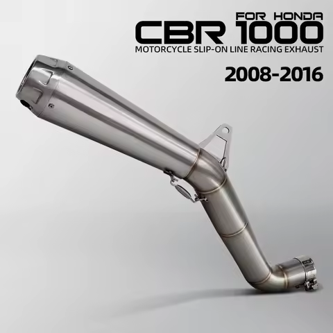 For Honda CBR1000RR CBR1000 RR 2008-2016 Motorcycle Slip on Line Exhaust ARRO with DB Killer Muffler Connect Adapter Middle Pipe