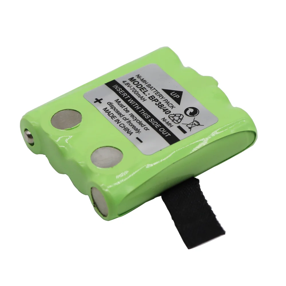 4.8 فولت 700 مللي أمبير ni-mh بطارية ل Uniden راديو BP-38 BP-40 BT-1013 لموتورولا TLKR T4 T6 T8 اللاسلكي استبدال اللعب البطارية #2