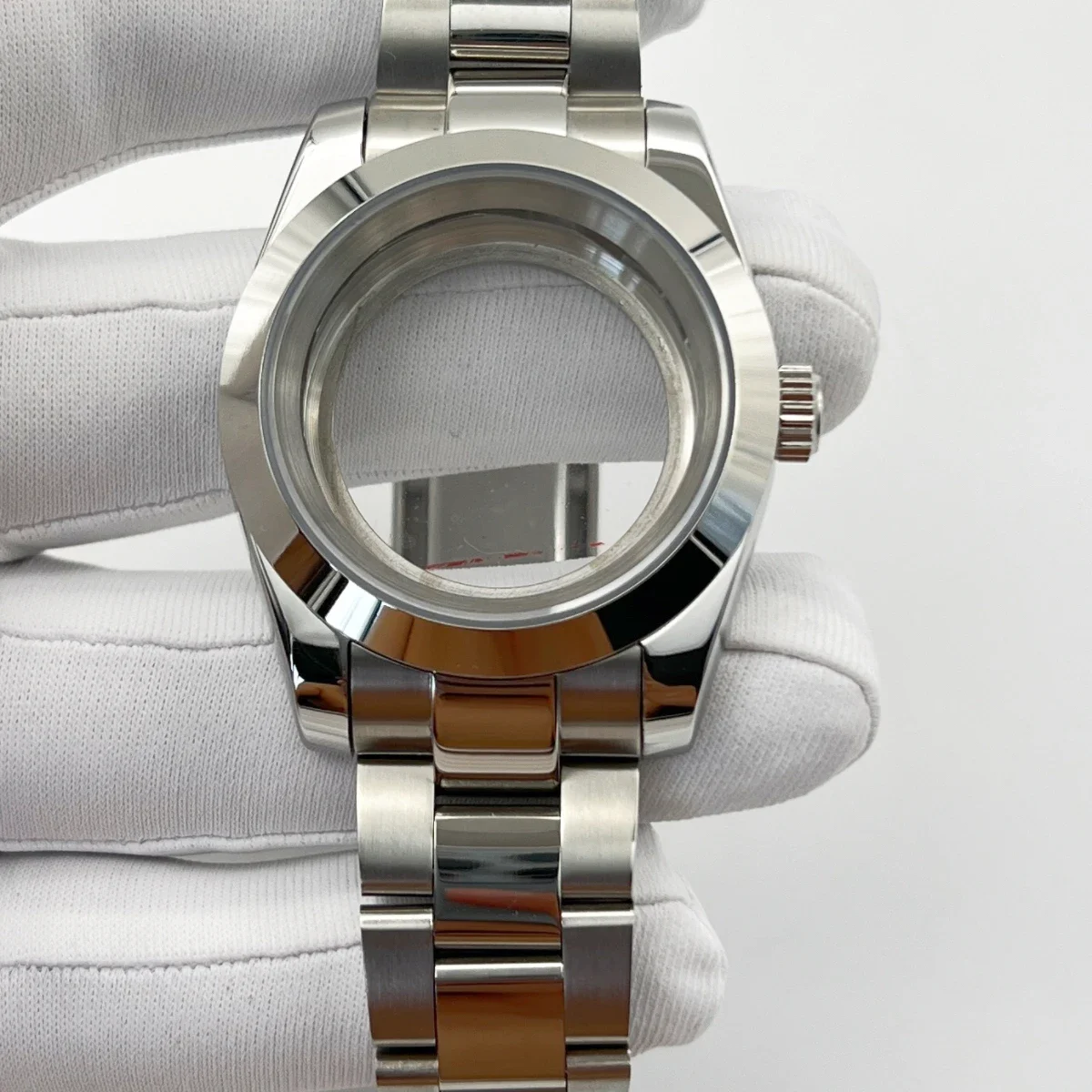 36mm/39mm NH35 case smooth bezel case stainless steel middle polished oyster strap bracelet for MOD Datejust NH35 NH36 movement