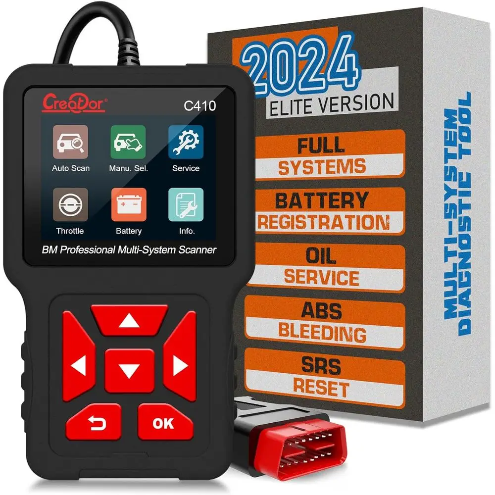 

Мини-сканер OBD2 для диагностики EPB, ABS, SRS, DP, сброса масляного фильтра, многофункциональный диагностический инструмент с функцией регистрации батареи, считыватель кодов OBDII