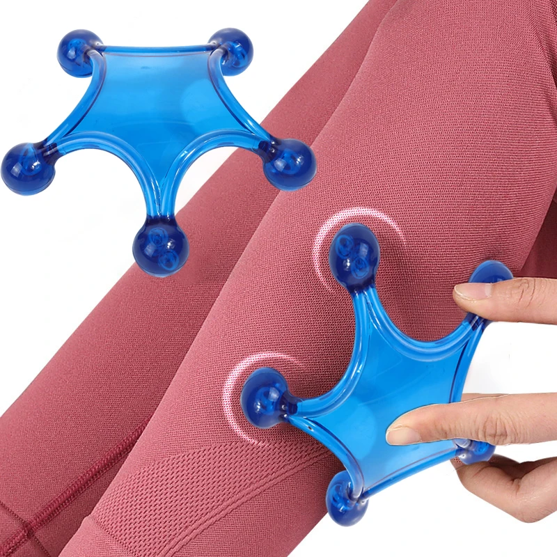 Hand Held Massagers Tools, Back Deep Tissue, 5-Ball Acupressure Gentle Self Massager Trigger Pressure Point Massage Tools