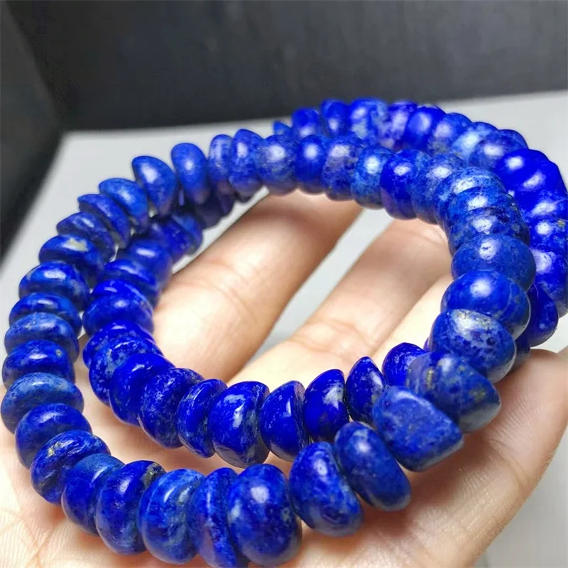 Natural Lapis Lazuli Treasure Bowl Bracelet Crystal Healing Stone Fashion Gemstone Women Jewelry Gift 1pcs