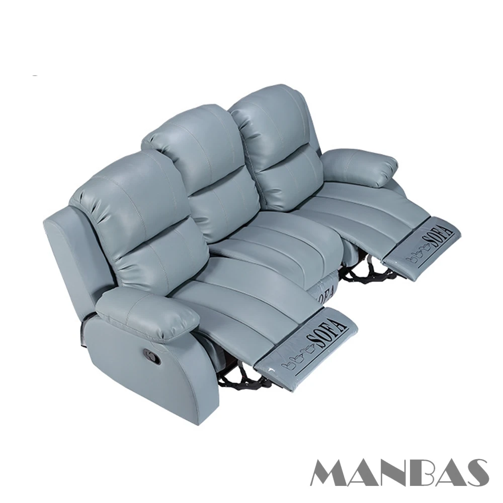 MANBAS rozkładana rozkładana Sofa z prawdziwej skóry do salonu fotel kinowy kinowa rozkładana wielofunkcyjna Sofa 1 + 1 + 3 osobowa