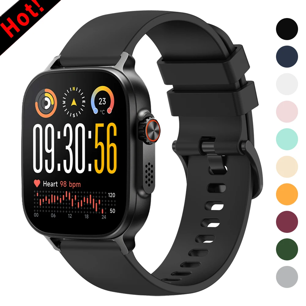 Silicone Band For Realme Watch 5 Bracelet Correa 22mm Sports Smartwatch Band For Realme Watch S2/Realme S 2 2 Pro Realme 3 3 Pro