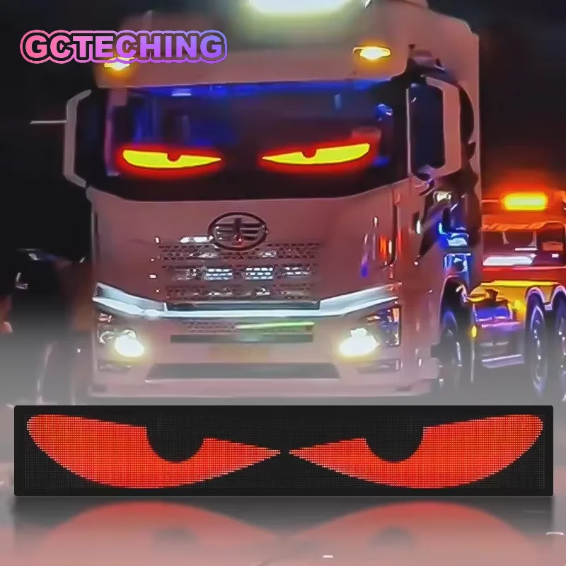 RGB LED Car Sign Animation LED Matrix Pixel Panel DIY Programmable Bluetooth App Control LED Panel Flexible Display Light