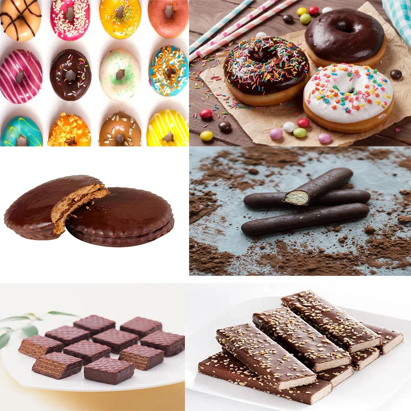 Chocolate Melting Tempering Moulding Filling Enrobing Coating Cooling Machine