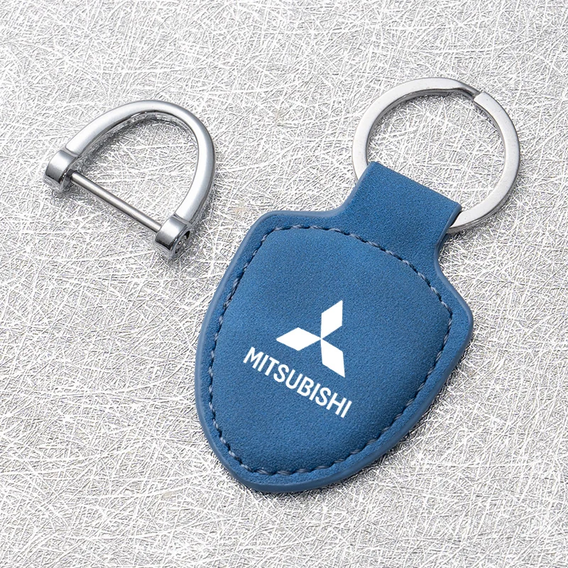 Car Keychain Keyring Interior Accessories For Mitsubishi Outlander Lancer EX ASX Pajero L200 Colt Eclipse Ralliart Triton Delica