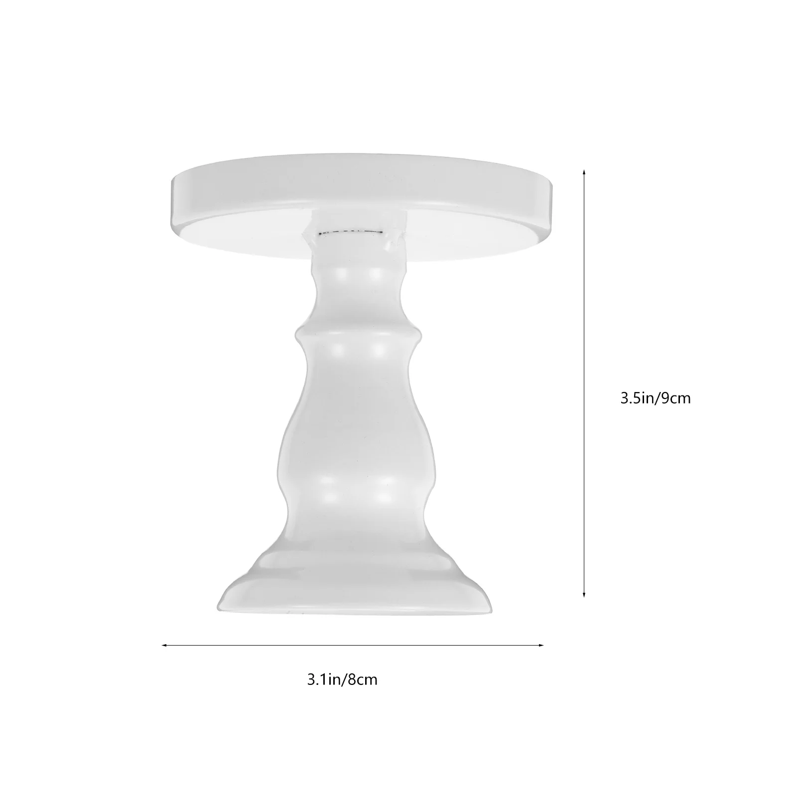 طبق كعكة الزفاف صينية متعددة الاستخدام للبسكويت والحلوى والفواكه والوجبات الخفيفة مناسبة للمنزل والمقهى والمخابز وحل تقديم الكيك #2