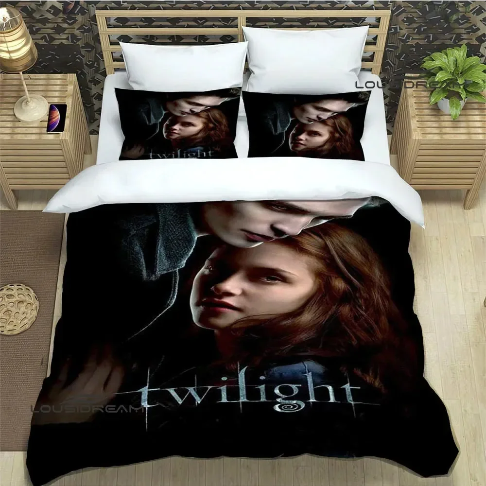 

The Twilight Saga Printed Bedding Sets Exquisite Bed Supplies Set Duvet Cover Bed Comforter Set Bedding Set Luxury Birthday Gift