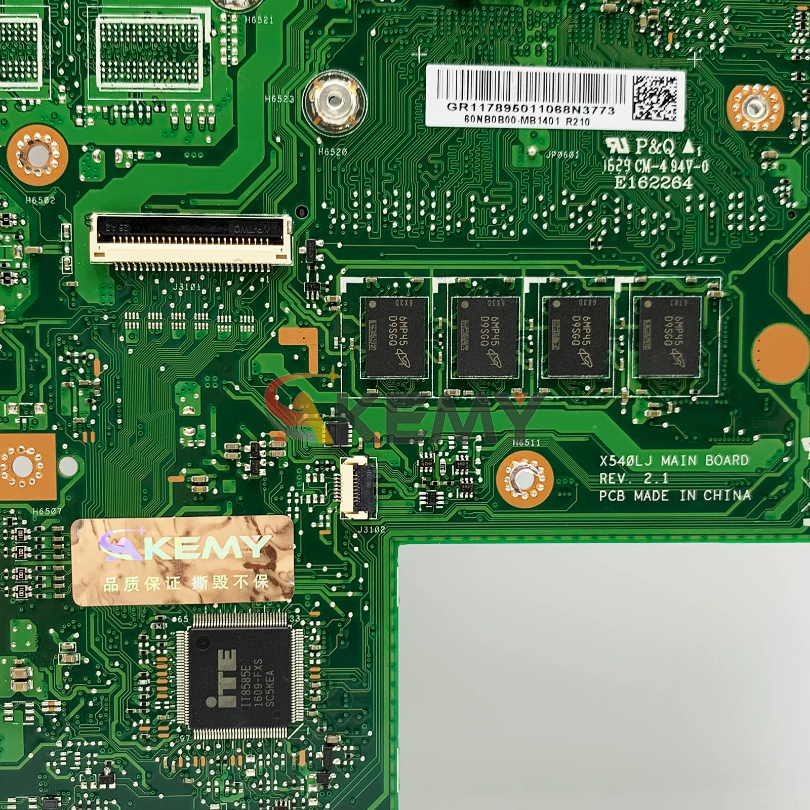 ASUS VivoBook A540L F540L X540LJ D540L R540L X540L X540LA 노트북 메인보드용 X540LA 노트북 마더보드 (I3 I5 I7 CPU 포함)