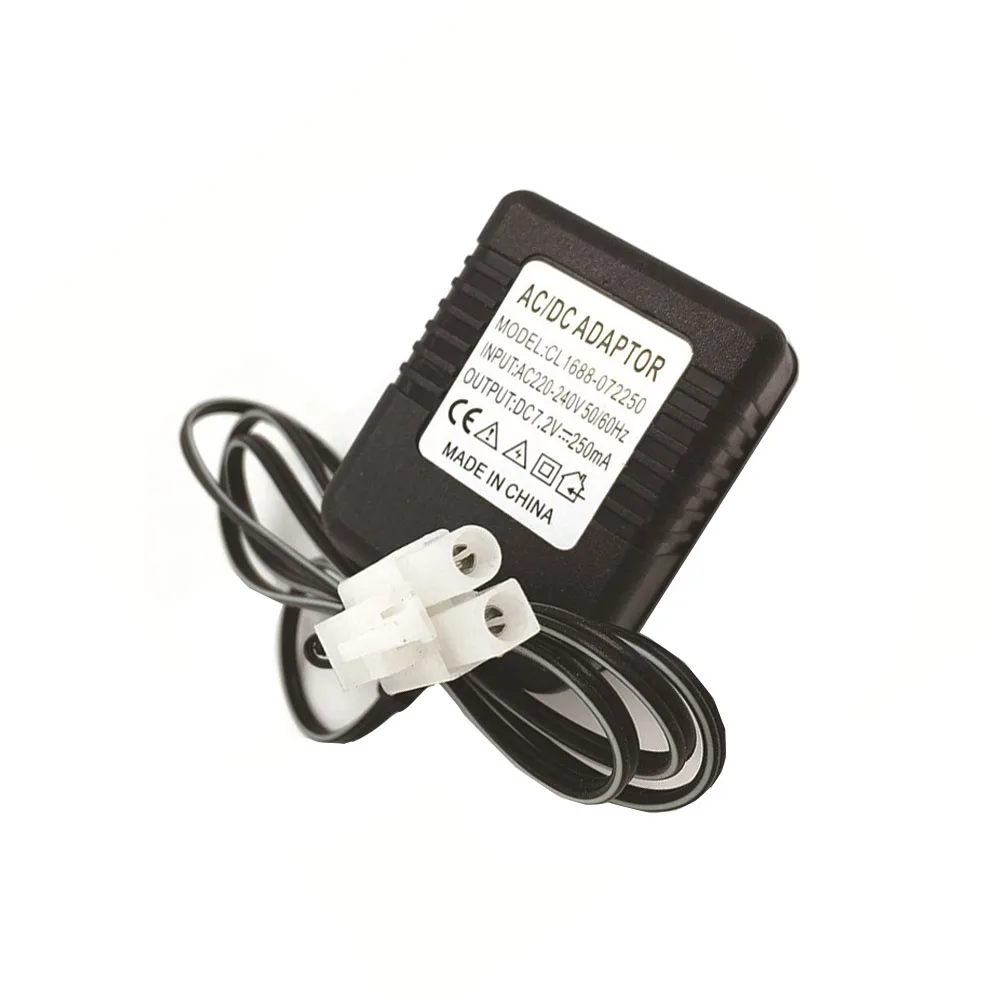 Caricabatterie di alimentazione 7.2V 9.6V 2pin per batteria NiCd NiMH 220-240V ingresso spina ue 5V ingresso USB 7.2/9.6V caricatore di uscita per