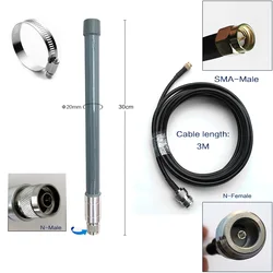 Impulsionador de sinal celular da antena do hotspot de mineração do rak das antenas de lora wan do mineiro 4g lte do hélio 868mhz 915mhz lora