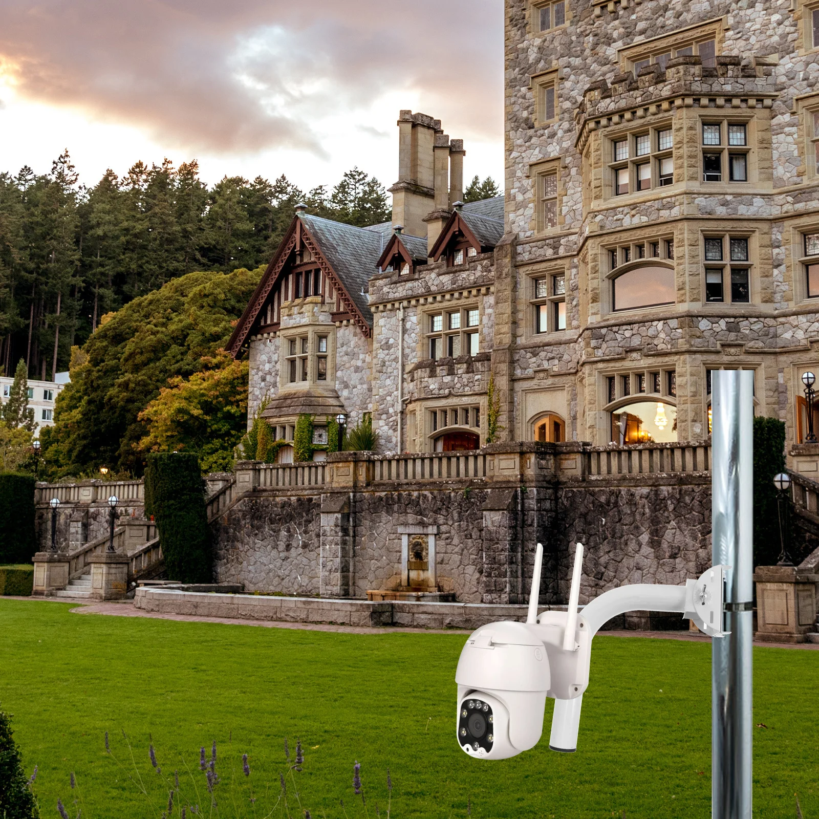 

Wireless Surveillance Mount Steel Universal Pole Waterproof Outdoor Antenna Mounting Bracket Antenna Accessories