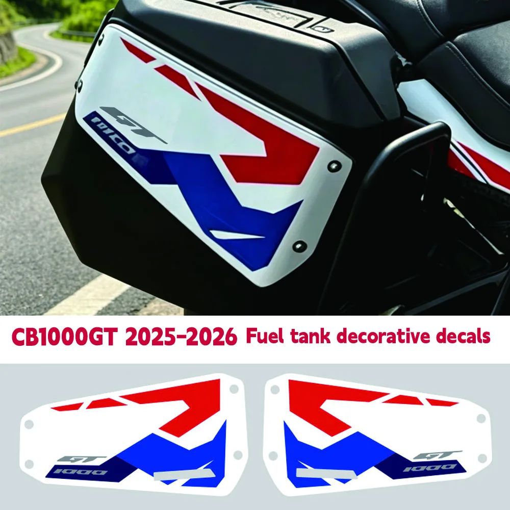 Motorcycle Trunk Luggage Cases Stickers Side Box Protector Decals For Honda CB1000GT 2025-2026 CB 1000 GT CB 1000 GT