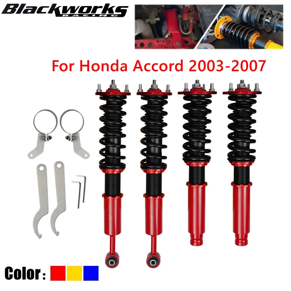 Coilovers Spring Shock Absorber Struts For Acura TSX 2004-2008 For Honda Accord 2003-2007 Adjustable Height Suspension Kit