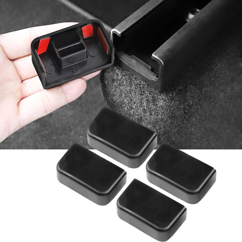 Dla Tesla Model3/Y 2021 2022 Seat szyna ślizgowa Anti-kick gumowa zatyczka koło pasowe antykolizyjne Anti-kick osłona ochronna akcesoria