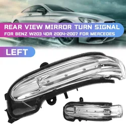 For Mercedes Benz C-Class W203 C230 C240 C32 2004 2005 2006 2007 4Door Car LED Mirror Turn Signal Indicator Side Lamp