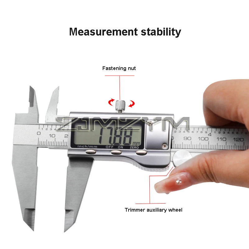 Suwmiarki cyfrowy pachymetr ze stali nierdzewnej kaliber narzędzia pomiarowe narzędzia stolarskie suwmiarka elektroniczna metalowa linijka z