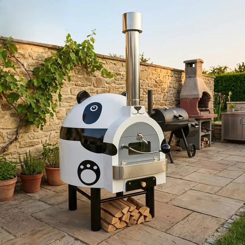 Commercial Home Wood Pellet Large Pizza Oven Outdoor Fireplace Stainless Steel Toasters Equipment Custom Oven for Baking