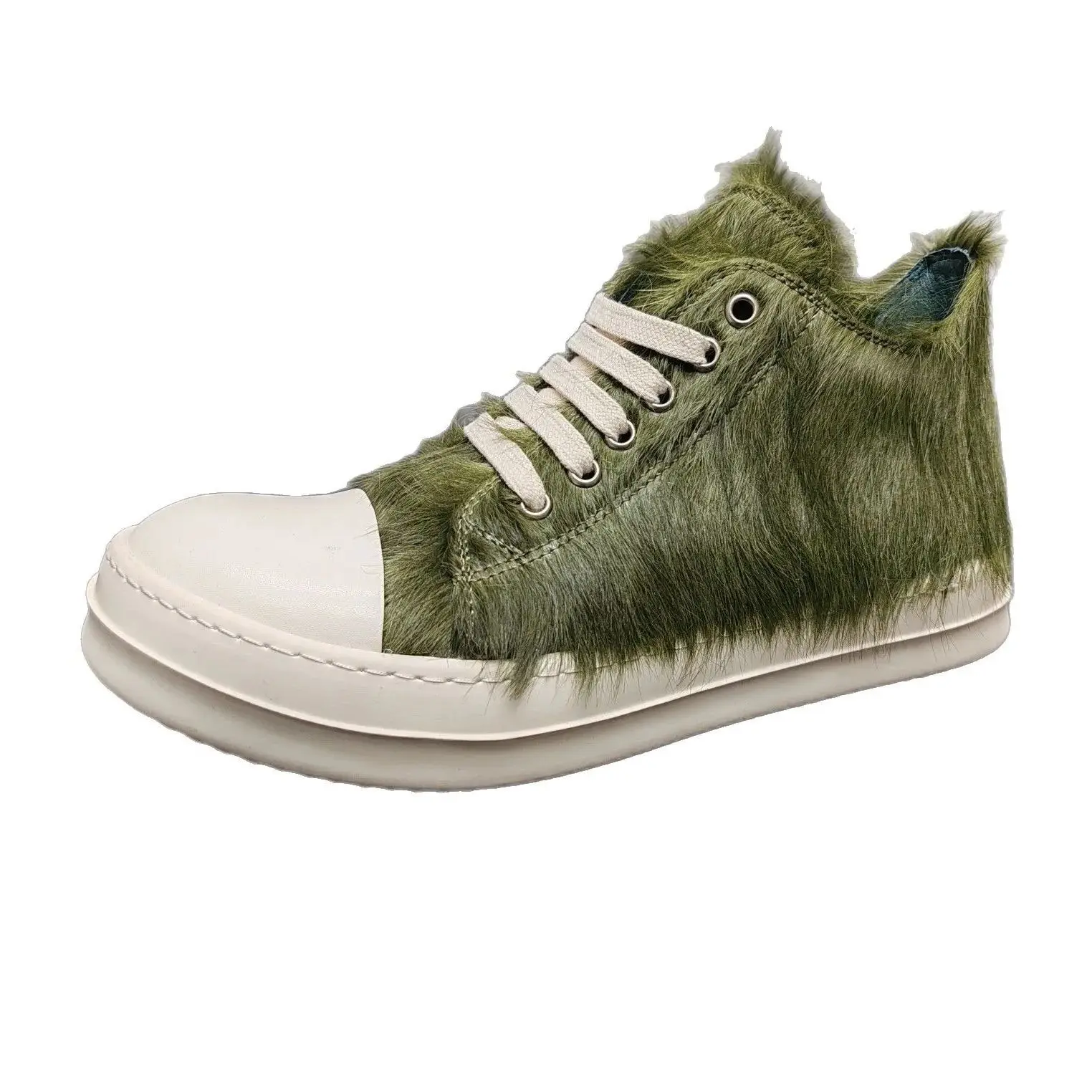 

Men's Low Top Casual Shoes Horsehair Leather Luxury Women Lace up Designer Sneakers for Unisex