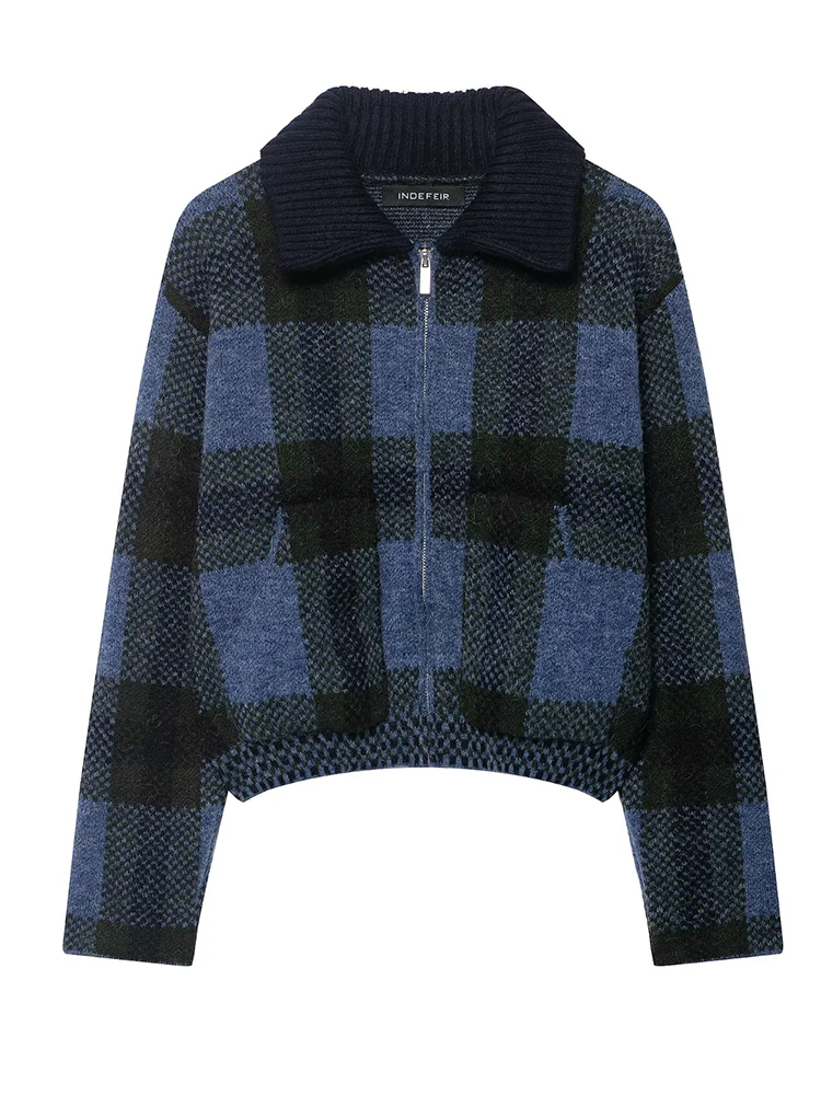 Dames trui trui 2025, herfst winter nieuwe mode lange mouwen afdrukken dames trui trui elegante high street top