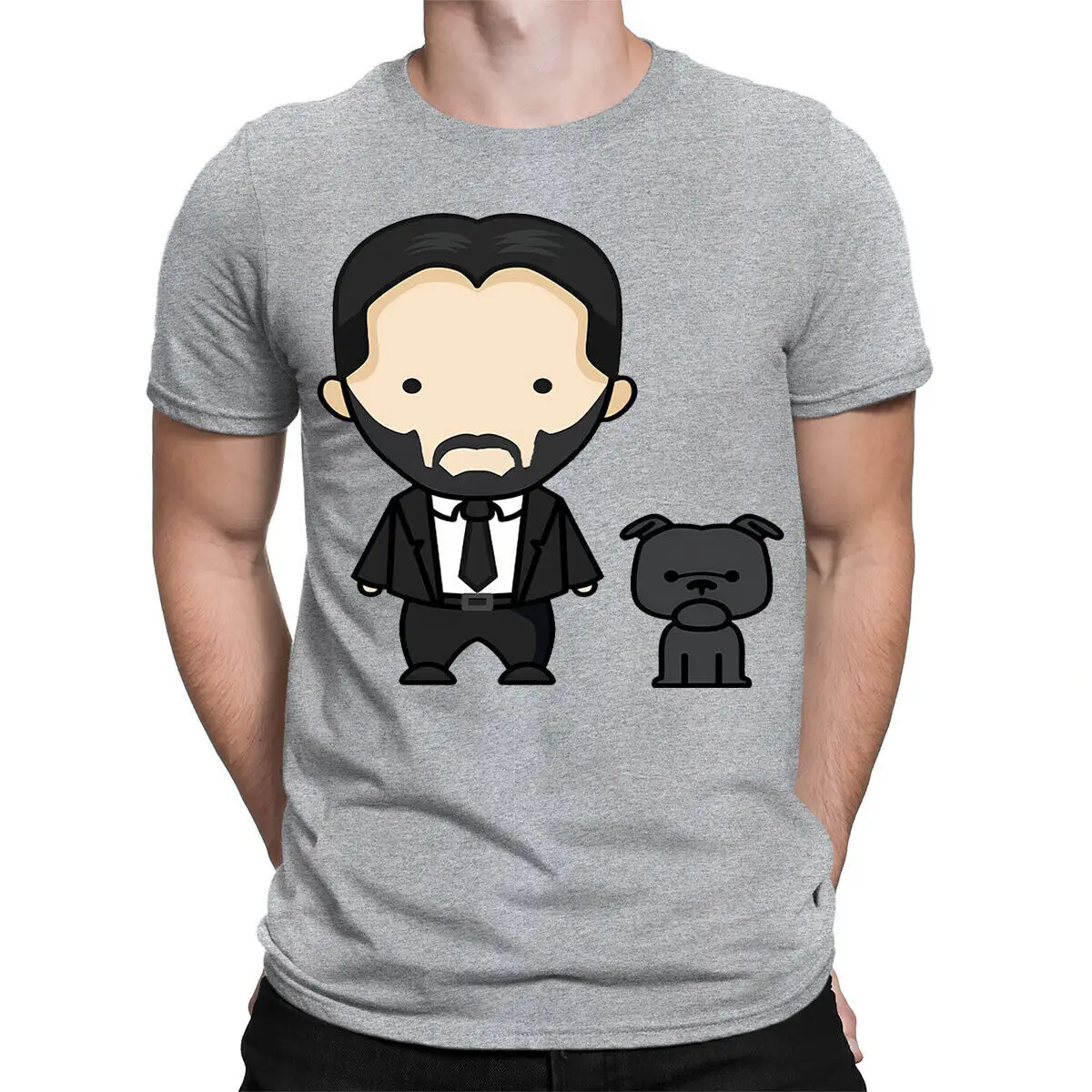 Engraçado cão assassino agente secreto amante animal legal masculino feminino camisetas topo # TA-37